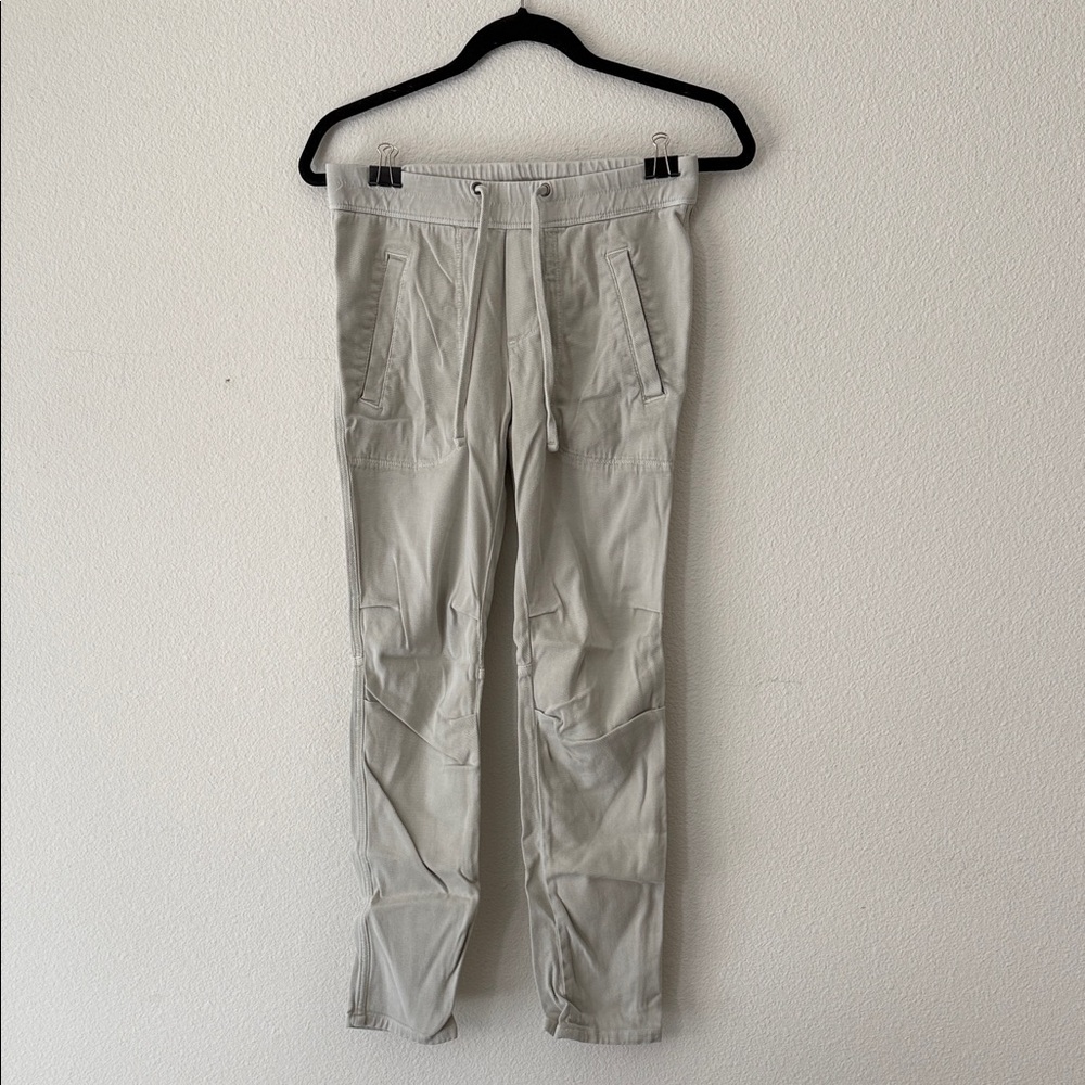 James Perse Cotton Light Gray Cargo Joggers
